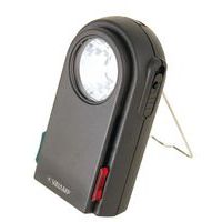 Lampe de poche 3 LED avec filtres colorés et bouton morse - Velamp