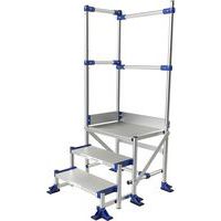 Aluminium platform Meca Modul - 2 relingen - Tubesca-Comabi