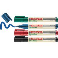 Markeerstift whiteboards Ecoline e29 beitelpunt - Verschillende kleuren - Edding