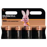 Alkalinebatterij C Plus 100% - 2 of 4 eenheden - Duracell