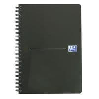 Cahier Smart Black 148x210 180p 90g ligné noir - Oxford