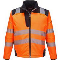 Jack Softshell PW3 Hi-Vis Zwart/oranje T402 Portwest