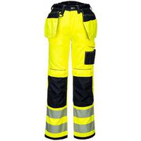 Werkbroek PW3 Hi-Vis Zwart/geel T501 Portwest