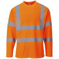 T-shirt lange mouwen Hi-Vis Oranje Portwest