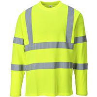 T-shirt lange mouwen Hi-Vis Geel Portwest