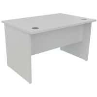 Recht bureau, Type onderstel: Paneel, Hoogte: 72 cm, Totale breedte: 120 cm, Type bureau: Recht bureau