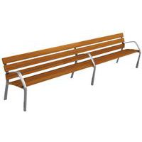 Banc neobarcino piètement alu - 3,20 m - Benito