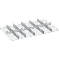 Set-indelingsmateriaal 64x36E (bxdxh) 1088x612x75 mm - Lista