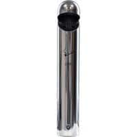 Cendrier mural inox avec toit - 1.7 L - Probbax