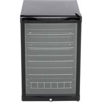 Réfrigérateur table porte vitrée noir 130L - KK111-BK-NL-HU Exquisit