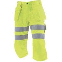 Pantacourt à haute-visibilité jaune fluo - Blåkläder