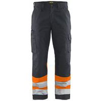 Pantalon haute-visibilité gris moyen orange fluo - Blåkläder