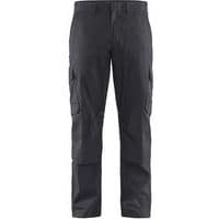 Pantalon d'industrie à poche genouillère gris moyen noir - Blåkläder