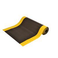 Tapis isolant pour securite electrique - Noir/jaune - Notrax