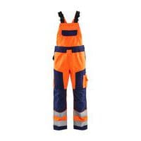 Bretelbroek High Vis Oranje/Marineblauw - Blåkläder