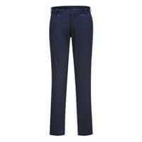 Dames Stretch Slim Chino Broek S235 donkerblauw - Portwest