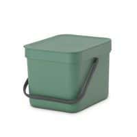 Afvalemmer Sort&Go 6L, Brabantia, groen