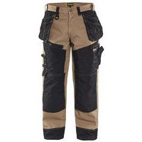 Pantalon de travail coton canvas1500 Vert / Noir - Blaklader