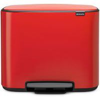 Pedaalemmer Bo met 1 binnenemmer 36 liter rood_Brabantia