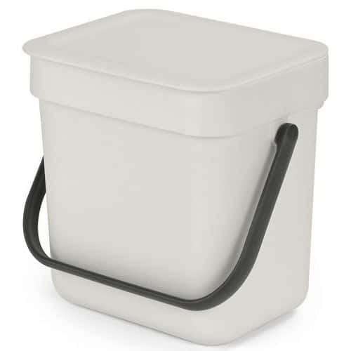 Poubelle Sort&Go 3L, Brabantia, Blanc