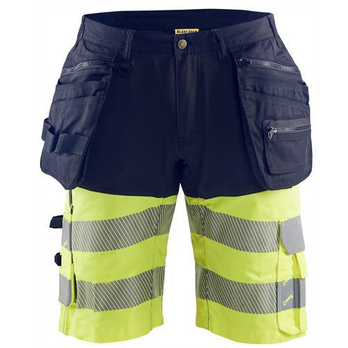 Short High Vis Marineblauw/Geel - Blåkläder