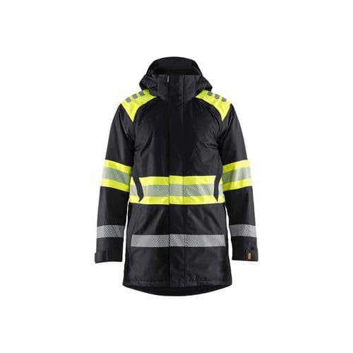 Parka haute-visibilité 4485 Noir / Jaune Fluo - Blaklader