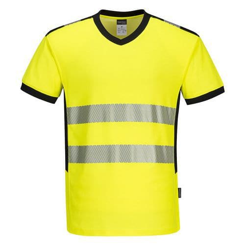 T-shirt met V-hals Hi-Vis PW3 - Portwest