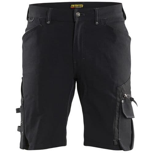 Short X1900 à stretch 4D noir - Blåkläder