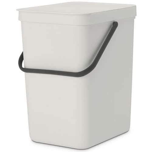 Poubelle Sort&Go 25L, Brabantia, Blanc