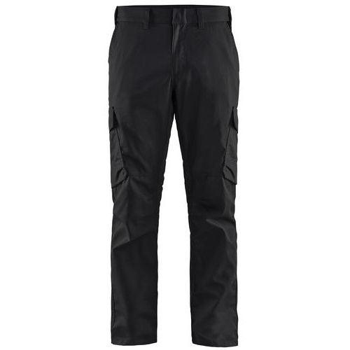 Pantalon industrie stretch 2D noir/jaune fluo - Blåkläder