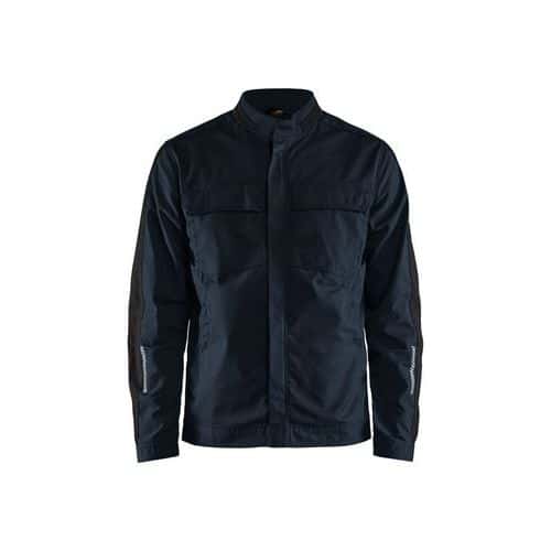 Industriejas 2-weg stretch donkerblauw/zwart - Blåkläder