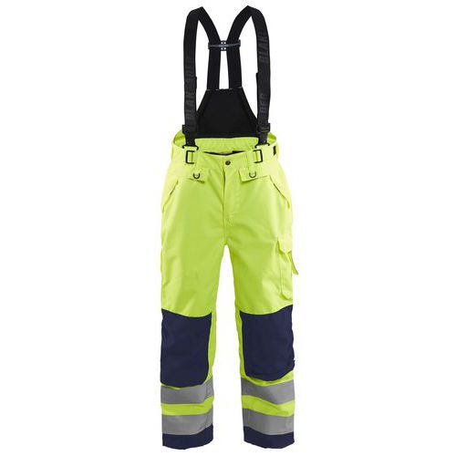 High Vis shell werkbroek Geel/Marineblauw - Blåkläder