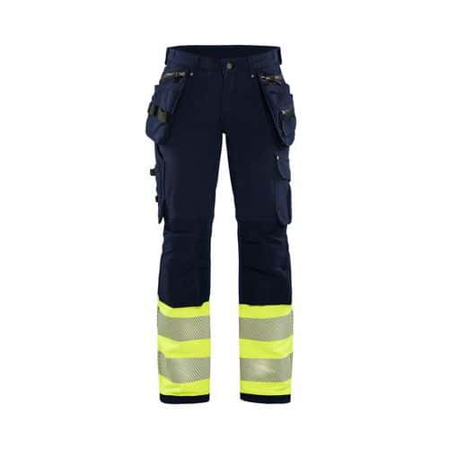 Dames High Vis 4-weg stretch werkbroek - Blåkläder