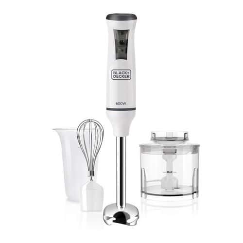 Mixeur plongeant bras Inox avec accessoires - BXHBA600E