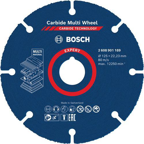 Disque à tronçonner Expert carbide multi wheel - Bosch