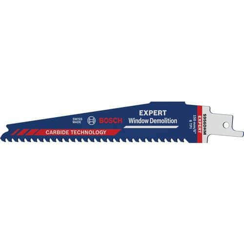 Lames scie sabre Expert Carbure Démolition Fenêtre - Bosch