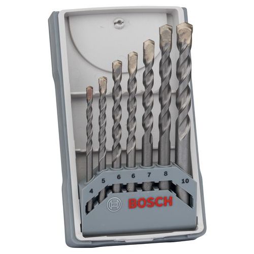 Betonborenset 7-dlg Robust Line CYL-3 4, 5, 6, 6, 8, 10, 12 - Bosch