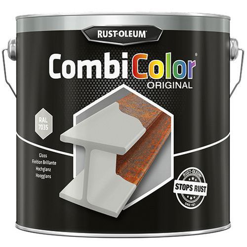 Roestwerende primer en afwerklak Combicolor - 0,75 l en 2,5 l - Rust-Oleum.