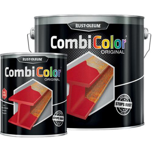 Roestwerende primer en afwerklak Combicolor - 0,75 l en 2,5 l - Rust-Oleum.