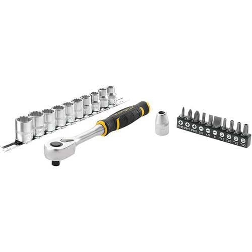 Coffret d'outils 3/8 Fatmax - 22 pcs - STANLEY