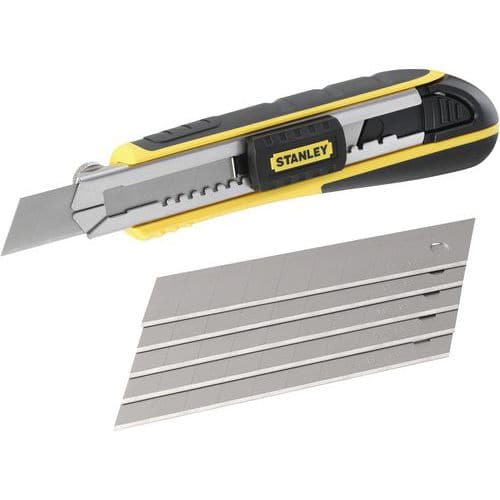 Cutter à cartouche 18mm fatmax - corps abs bi-matière