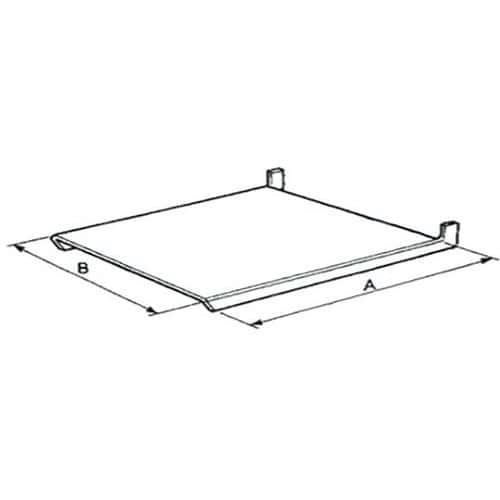 Afneembaar plateau voor pallethefwagen - Hefvermogen 700 kg