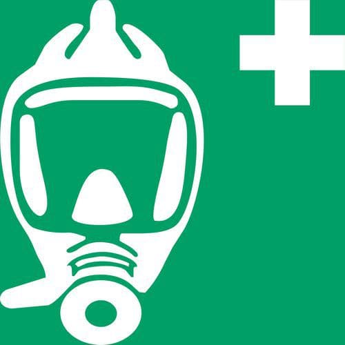 Pictogram Vluchtmasker