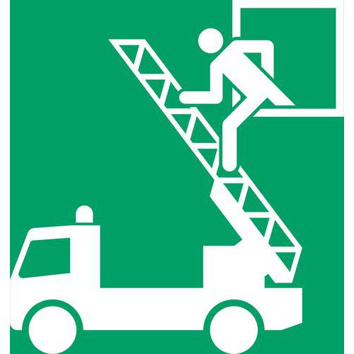 Pictogram Vluchtraam