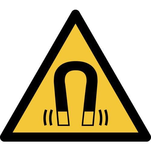 Pictogram Waarschuwing: magnetisch veld