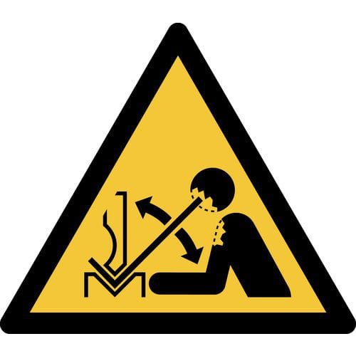 Pictogram Waarschuwing: snelle beweging van machine