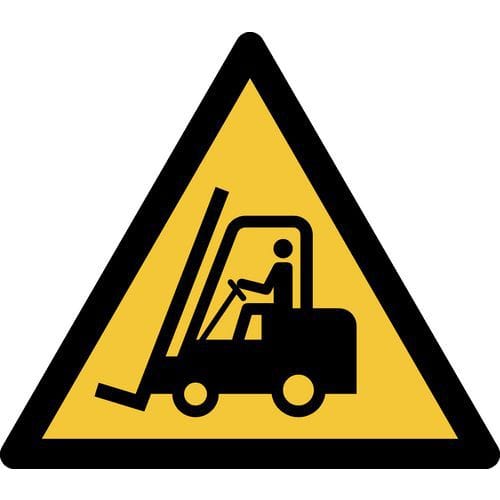 Pictogram Waarschuwing: transportvoertuigen