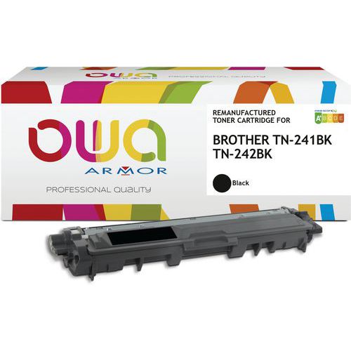 Toner remanufacturé BROTHER TN-241BK - TN-242BK - OWA