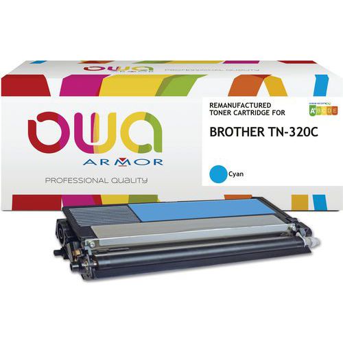 Toner remanufacturé BROTHER TN-320C - OWA