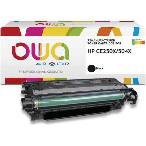 Toner refurbished CANON 723H - HP CE250X - OWA